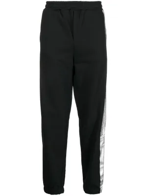Metallic-Detail Track Pants cheap bottoms online shop