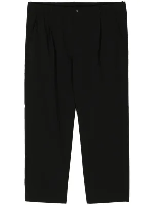 Mid-Rise Straight-Leg Trousers cheap bottoms online shop
