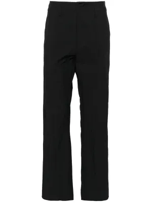 Mid-Rise Straight-Leg Trousers cheap bottoms online shop
