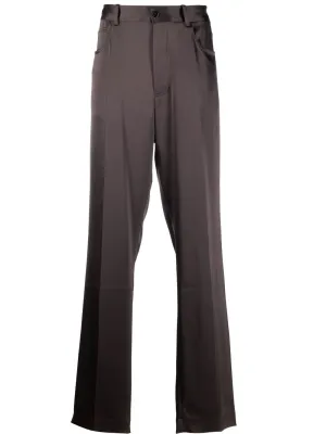 Mid-Rise Straight-Leg Trousers cheap bottoms online shop