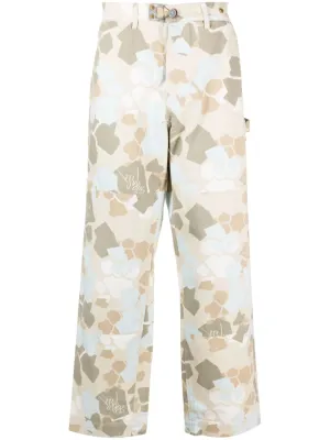 Mid-Rise Wide-Leg Jeans cheap bottoms online shop