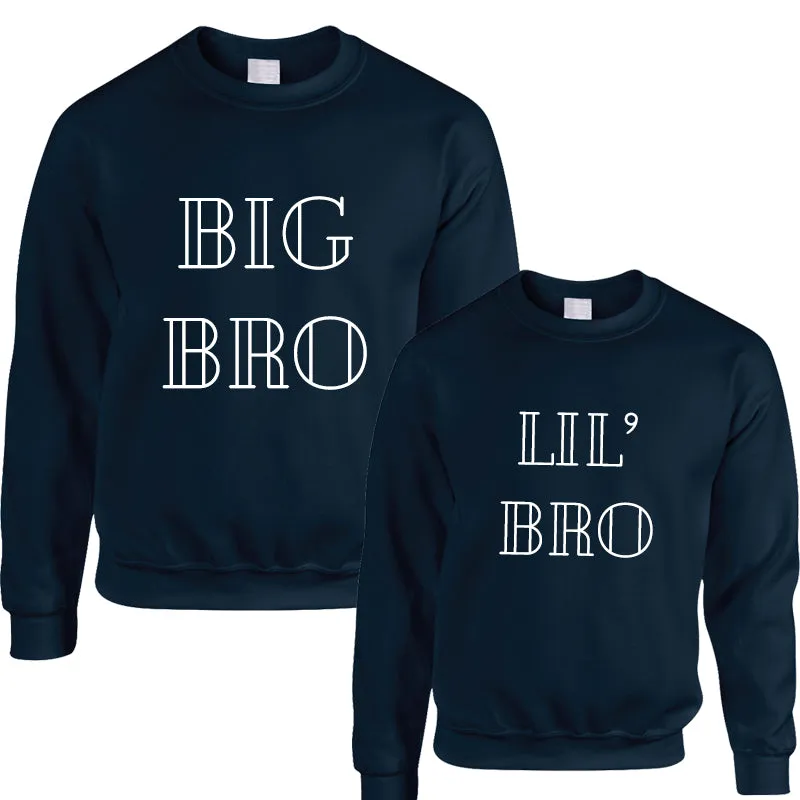 Milano Big Bro & Lil' Bro Matching Navy Sweatshirts boys outfits online store