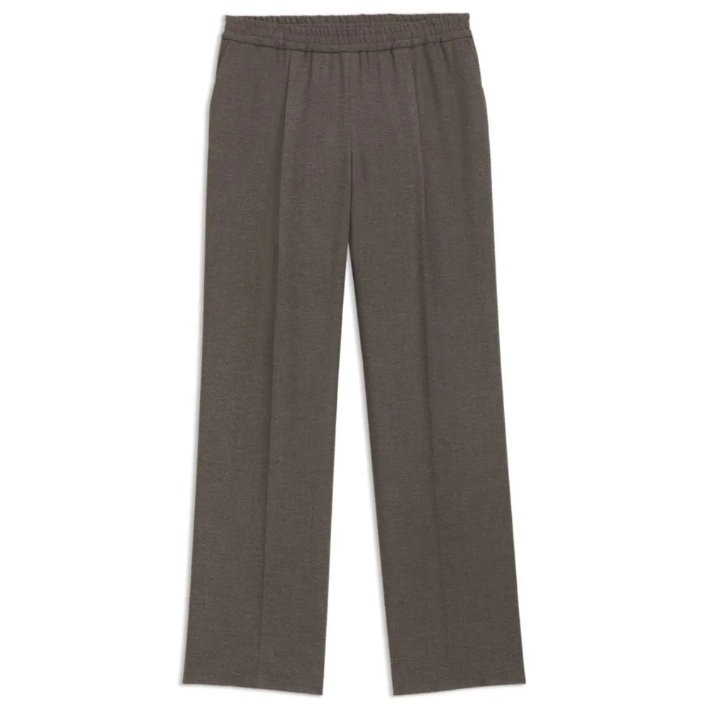 Modern-fit trousers in moulin stretch twill