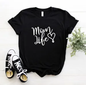 Mom Life Slogan T-Shirt (MRK X) mum blouses clearance