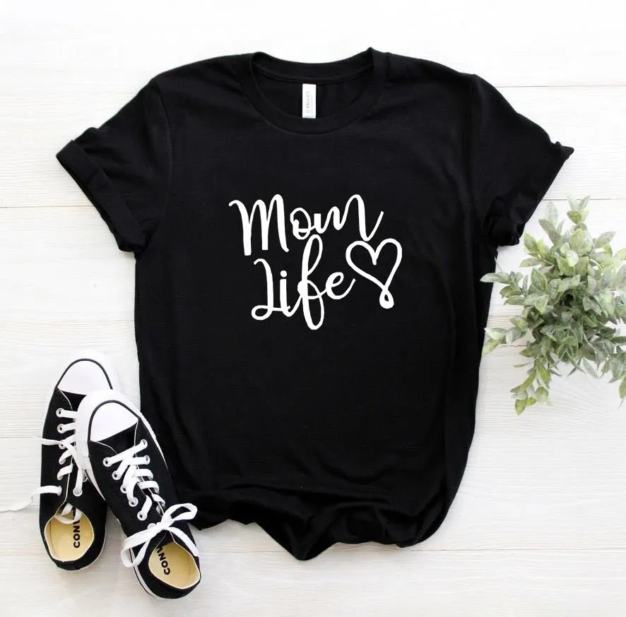 Mom Life Slogan T-Shirt (MRK X) mum blouses clearance