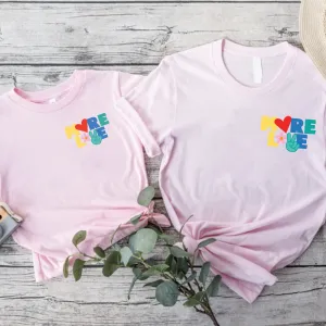 More Love Pride Matching Pocket Logo T-Shirt pregnancy clothes clearance
