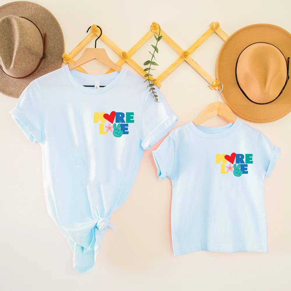 More Love Pride Matching Pocket Logo T-Shirt pregnancy clothes clearance