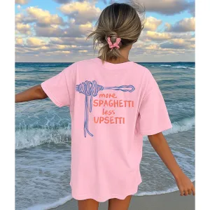 More Spaghetti T-Shirt girls pajamas promo