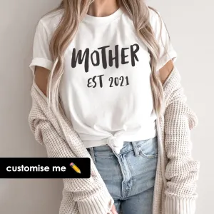 Mother's Love- Established White T-Shirt mum blouses clearance
