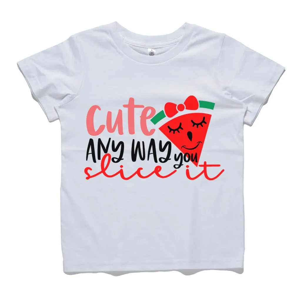 MRK Basics Summer Slogans White Tee girls jeans best deals