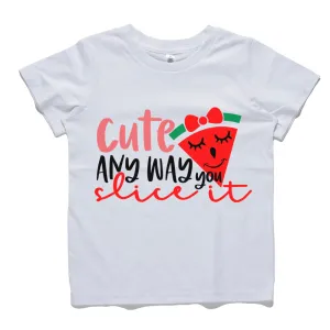 MRK Basics Summer Slogans White Tee girls jeans best deals