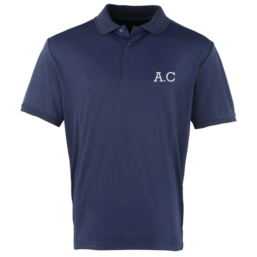 MRK DESIGN Personalised Embroidered Mens Polo