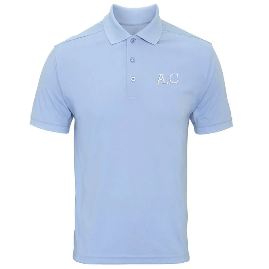 MRK DESIGN Personalised Embroidered Mens Polo