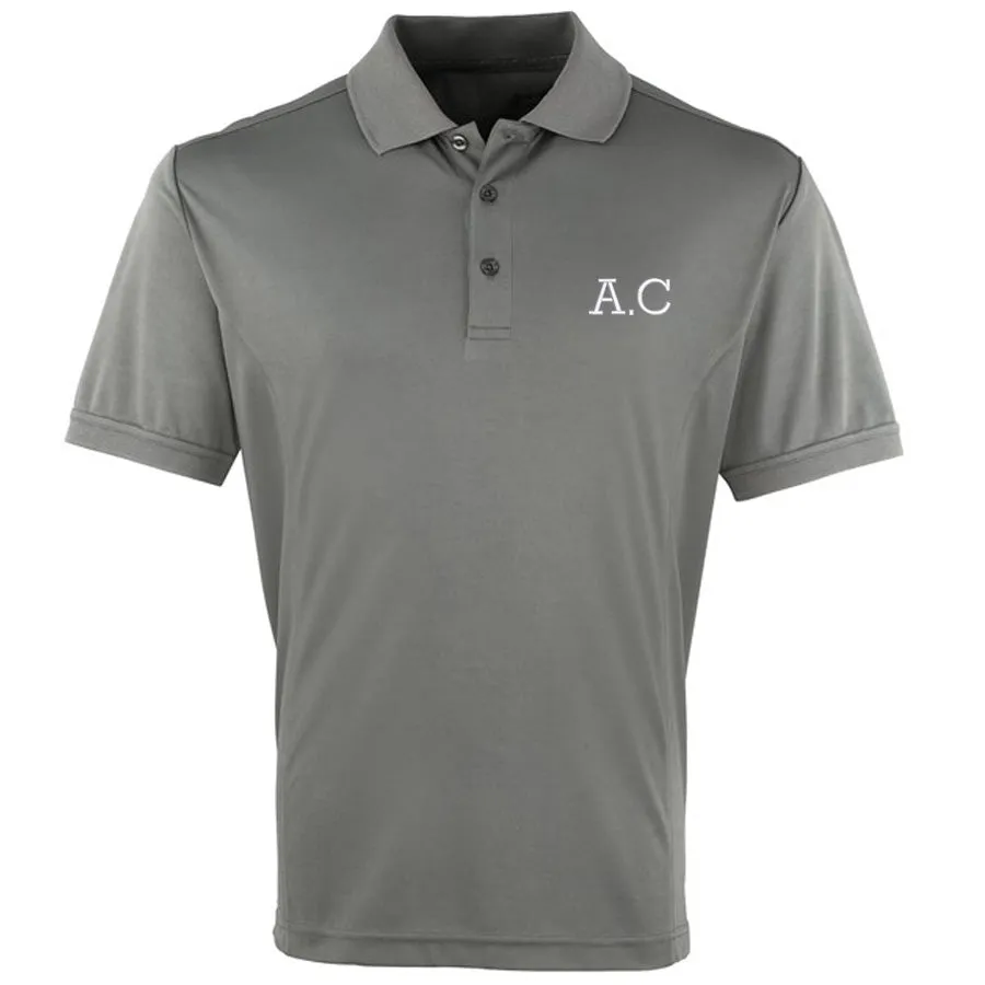 MRK DESIGN Personalised Embroidered Mens Polo