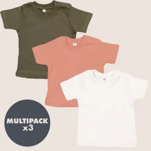 MRK Essentials - Autumn 3 Pack T-Shirt Bundle cheap baby clothes online