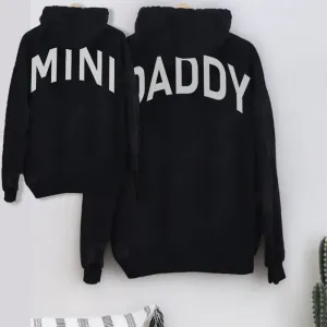 MRK Originals Daddy & Mini Oversized Back Slogan Hoodies discount girls tops