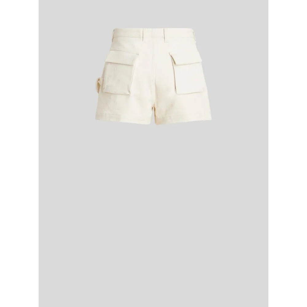 Multi-pocket High Waist Shorts