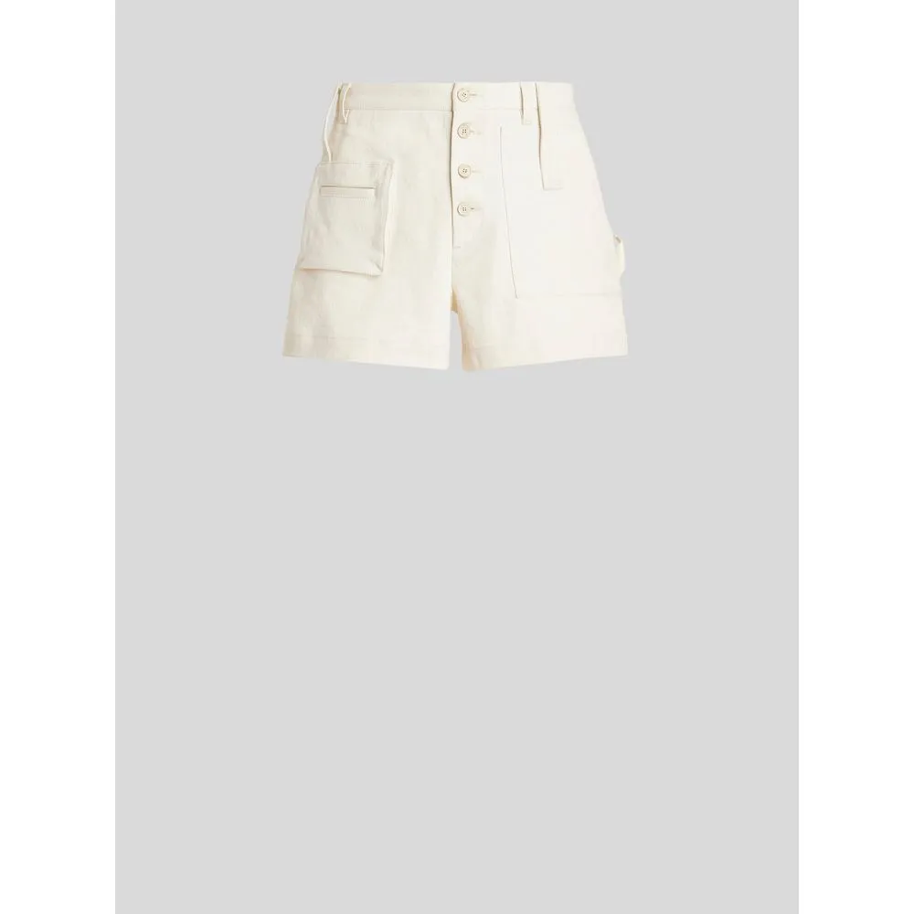 Multi-pocket High Waist Shorts