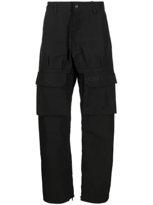 Multi-Pocket Parachute Trousers cheap bottoms online shop