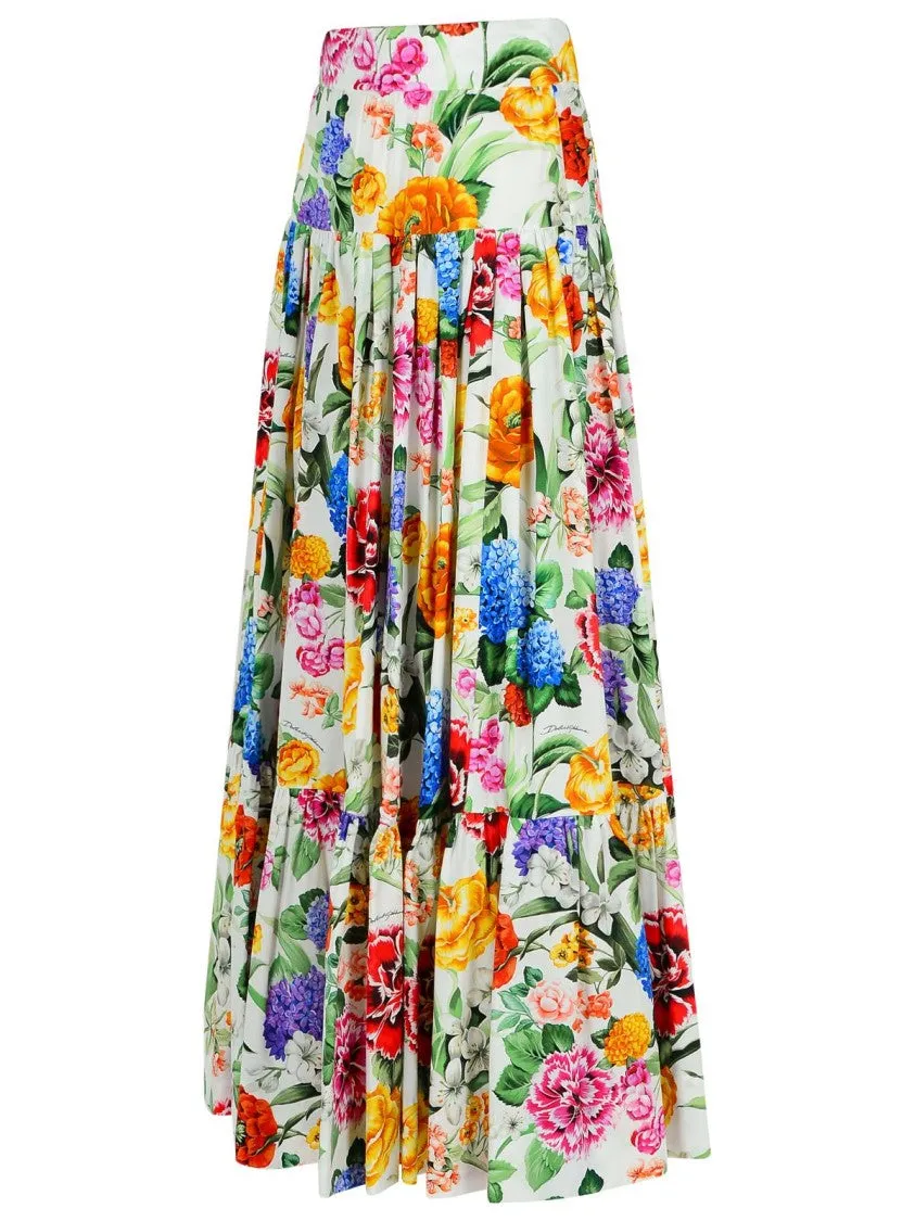 Multicolor Cotton Skirt