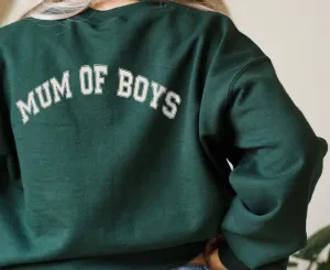 Mum Of Boys College Sweatshirt postpartum clothes sale