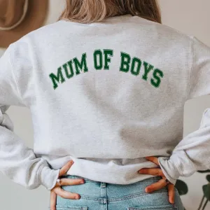Mum Of Boys College Sweatshirt postpartum clothes sale