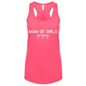 Mum Of Girls #Girlgang Sleeveless Tank mum blouses clearance