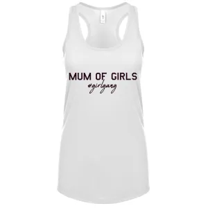 Mum Of Girls #Girlgang Sleeveless Tank mum blouses clearance