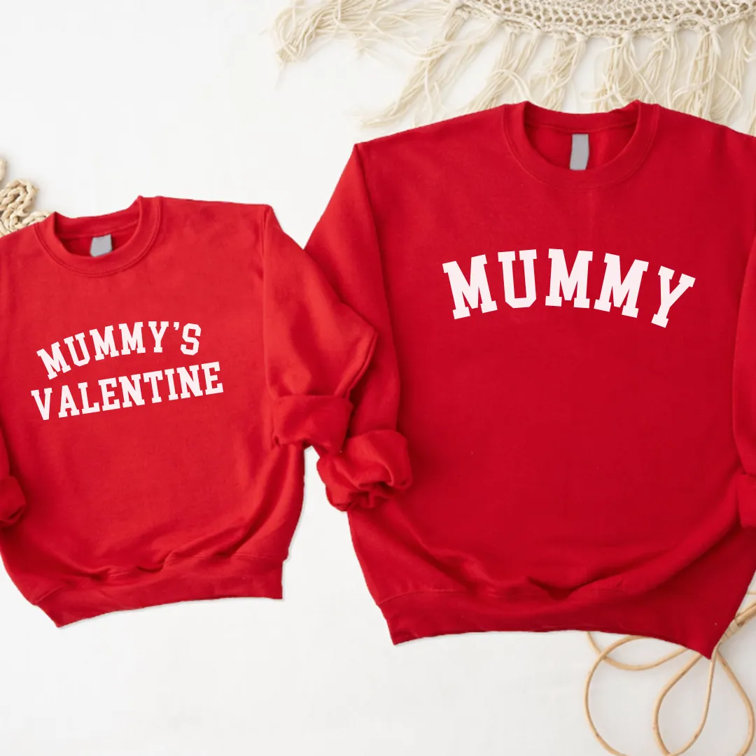 Mummy & Mummy's Valentine College Sweatshirts girls skirts clearance