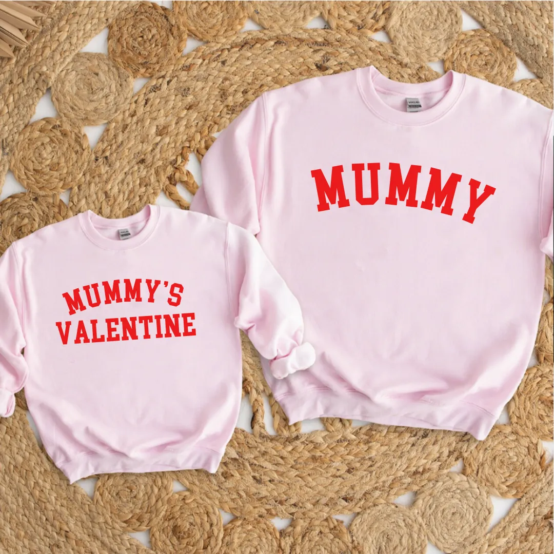 Mummy & Mummy's Valentine College Sweatshirts mum jeans promo