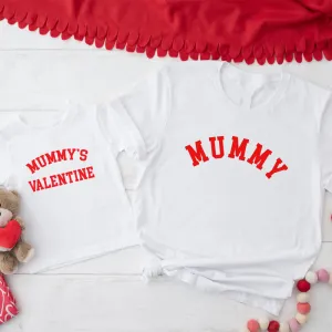 Mummy & Mummy's Valentine College T-Shirts (MRK X) maternity wear outlet