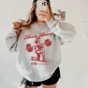 Muscle Mummy Retro Sweatshirt mum clothes cheap