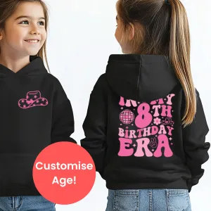 My Birthday Era Personalised Age Hoodie girls clothes cheap