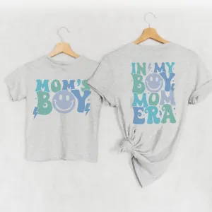 My Boy Mom Era & Mom's Boy Matching T-shirts mum blouses clearance