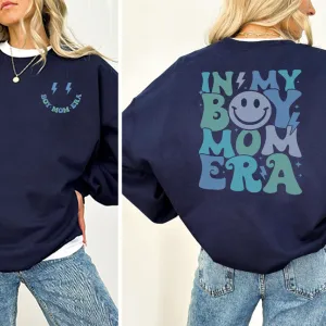 My Boy Mom Era Front & Back Logo Sweatshirt postpartum clothes sale