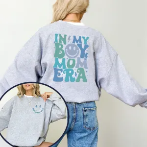 My Boy Mom Era Front & Back Logo Sweatshirt postpartum clothes sale