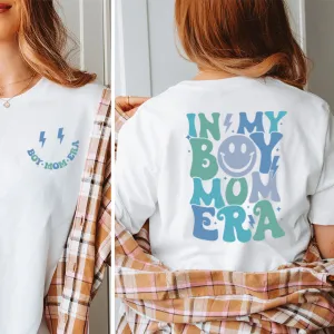 My Boy Mom Era Front & Back Logo T-Shirt maternity dresses promo