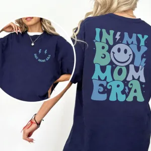 My Boy Mom Era Front & Back Logo T-Shirt maternity dresses promo