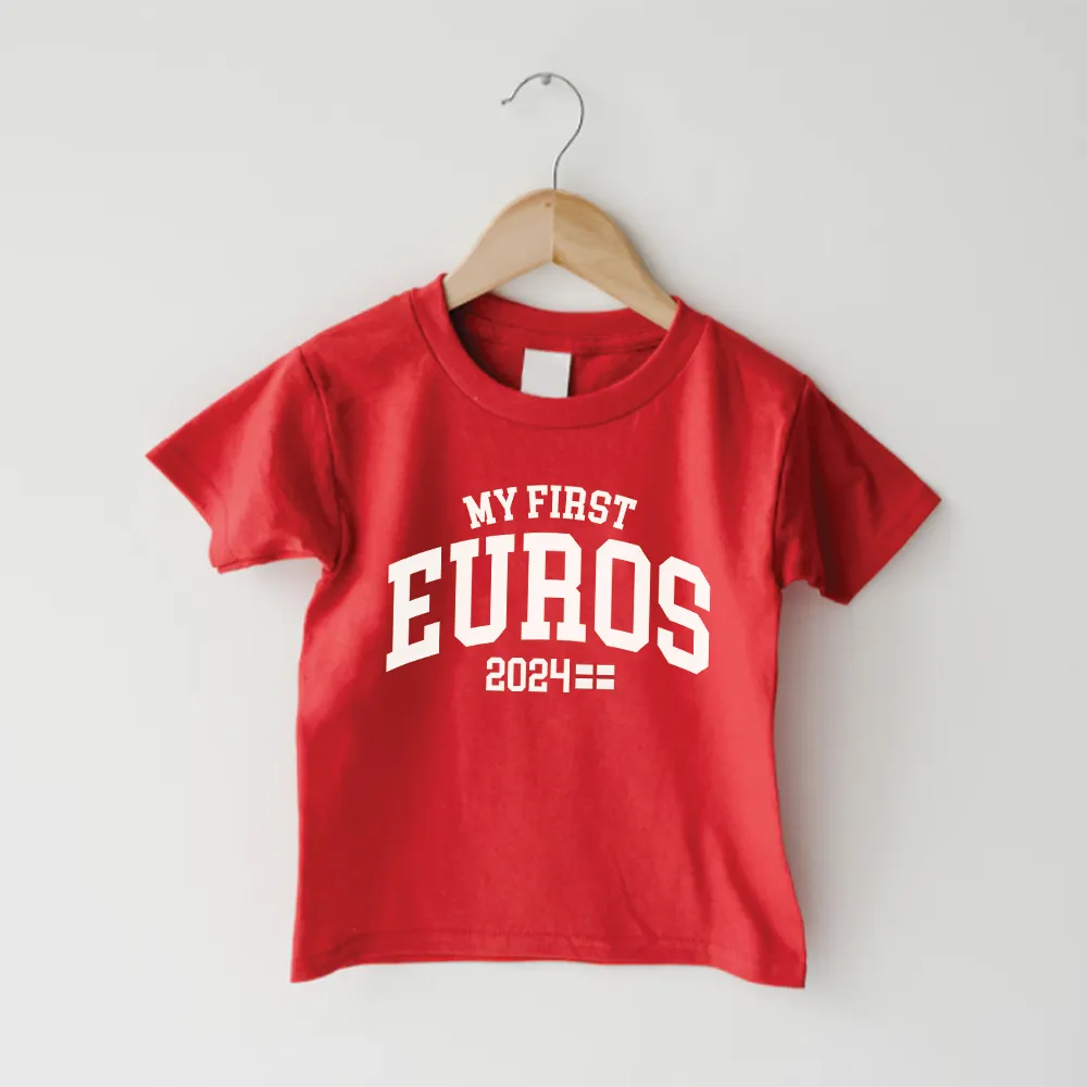 My First Euros 2024 England T-shirts girls jeans best deals