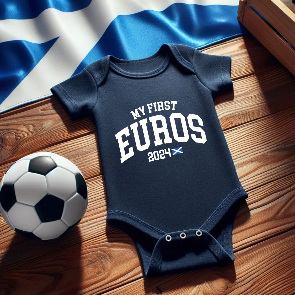 My First Euros 2024 Scotland Baby Vest