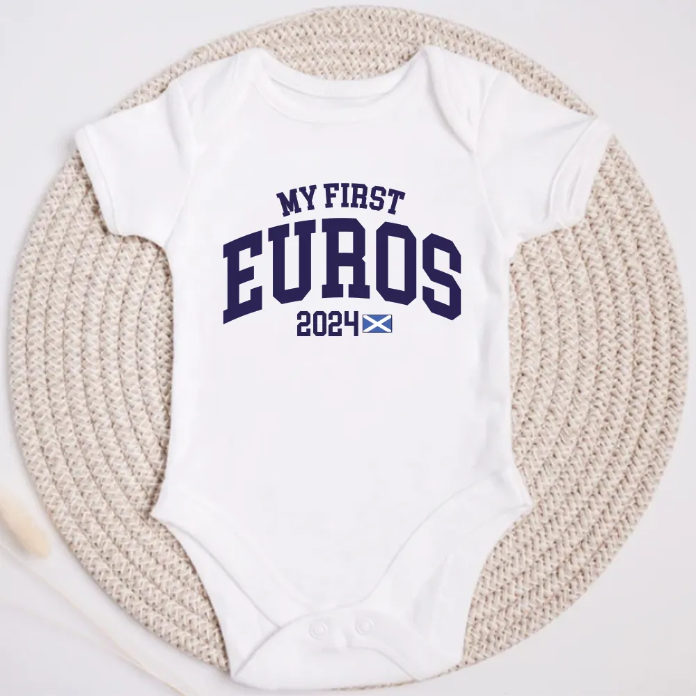 My First Euros 2024 Scotland Baby Vest cheap baby clothes online