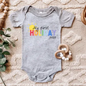 My First Holiday 2025 Baby Vest cheap baby clothes online
