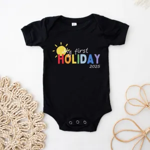 My First Holiday 2025 Baby Vest cheap baby clothes online