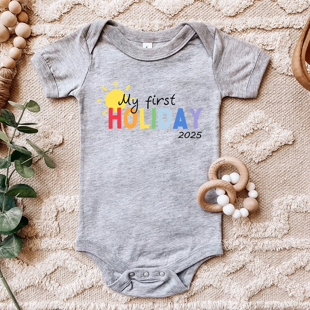 My First Holiday 2025 Baby Vest