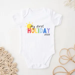 My First Holiday 2025 Baby Vest cheap baby clothes online