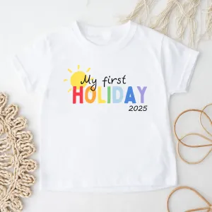 My First Holiday 2025 T-Shirt boys apparel promo code