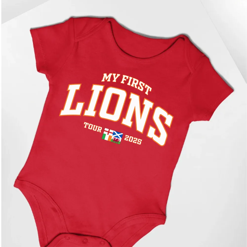 My First Lions Tour 2025 Baby Vest cheap baby clothes online