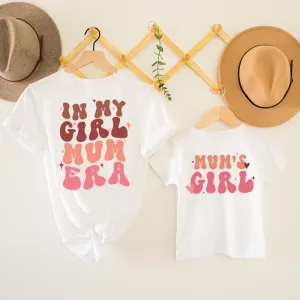My Girl Mum Era & Mum's Girl Matching Front & Back Logo T-Shirts maternity dresses promo