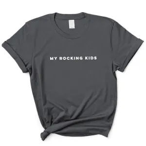 My Rocking Kids Essential Womens T-Shirt mum blouses clearance
