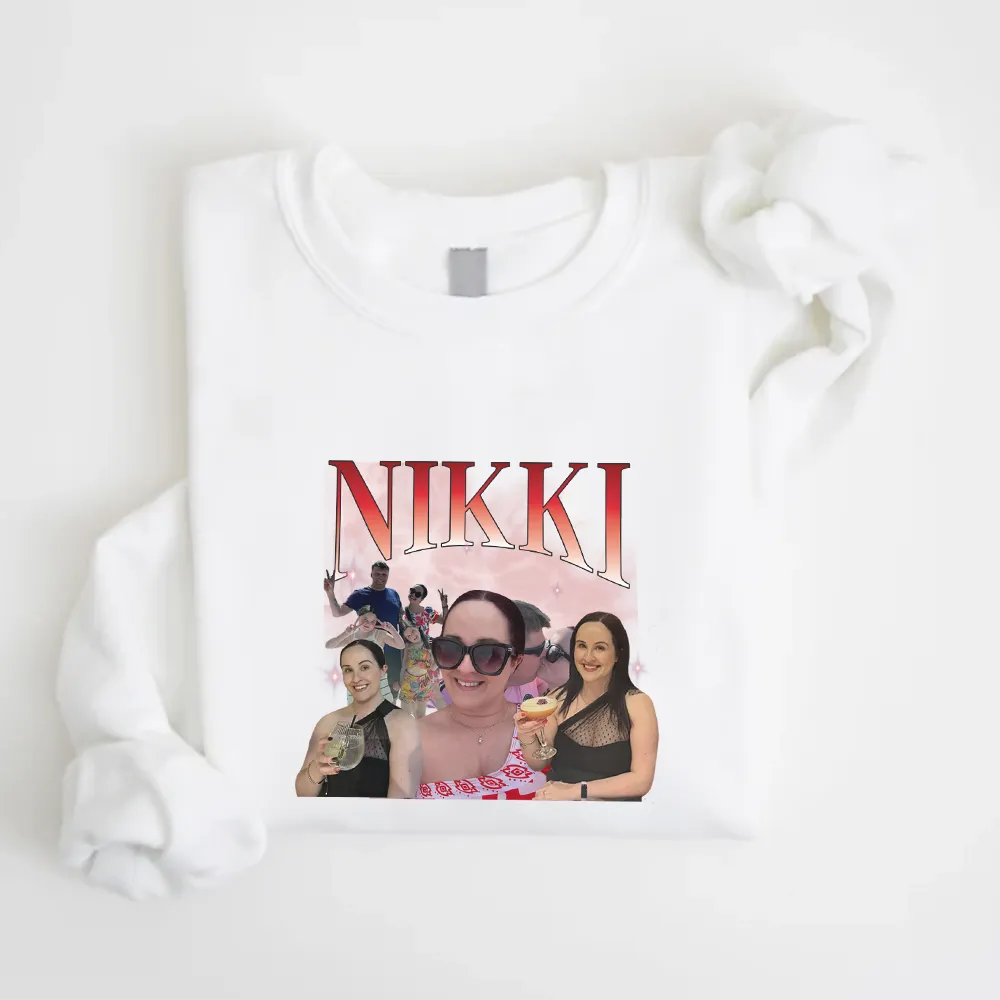 MyCameraRoll Vintage White Sweatshirt